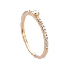 Esprit Třpytivý bronzový prsten s krystaly ESRG008311 (Obvod 53 mm)
