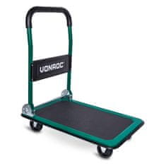 VONROC Plošinový vozík- skládací | Max. nosnost 150kg