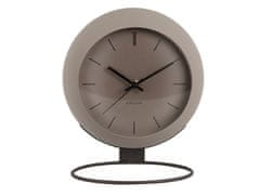 Karlsson Designové stolní hodiny 5858GY Karlsson 25cm
