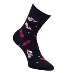 RS dámské zkrácené bambusové vzorované ponožky bez gumiček 6200222, 35-38