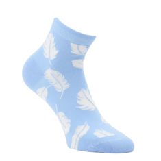 RS dámské bavlněné kotníkové barevné ponožky s peříčky 4-pack 6301022, 35-38