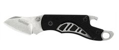 Kershaw 1025X Cinder kapesní nůž 3,6 cm, Stonewash, černá, GFN, otvírák na láhve