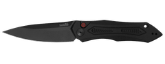 Kershaw 7800BLK LAUNCH 6 Black automatický kapesní nůž 9,5 cm, celočerná, hliník