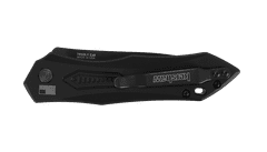 Kershaw 7800BLK LAUNCH 6 Black automatický kapesní nůž 9,5 cm, celočerná, hliník