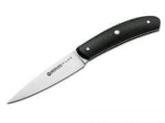 Böker Manufaktur Pure 131479 loupací nůž 9,4 cm, černá, G10