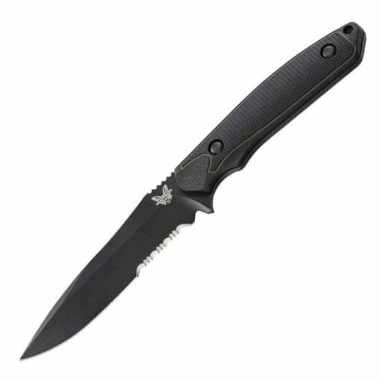 Benchmade 169SBK PROTAGONIST taktický nůž 11,5 cm, černá, Grivory, Versaflex, plastové pouzdro