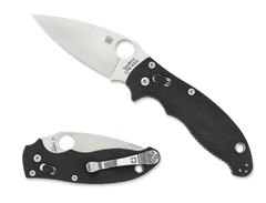 Spyderco C101GP2 Manix 2 Plain kapesní nůž 8,6 cm, černá, G10