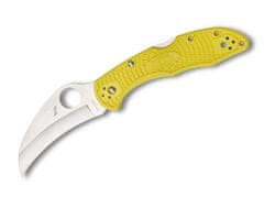 Spyderco C106PYL2 Tasman Salt 2 rybářský nůž 7,4 cm, žlutá, FRN