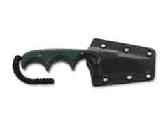 CRKT CR-2386 MINIMALIST TANTO GREEN BLACK malý nůž na krk 5,4 cm, zeleno-černá, Micarta