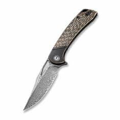 Civilight C2005DS-2 Dogma Damascus Copper Black kapesní nůž 8,8 cm, černá, damašek, měď,