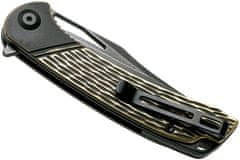 Civilight C2005DS-1 Dogma Damascus Brass Black kapesní nůž 8,8 cm, damašek, mosaz