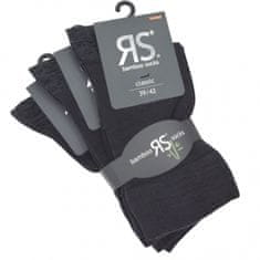 RS klasické hladké bambusové antibakteriální ponožky se Sorbtekem 31001 9-pack, 47-50