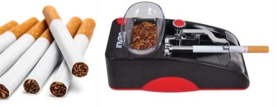 AUR Elektrická cigaretová plnička pro snadné balení cigaret