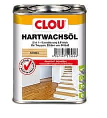 Hartwachs-Öl, olej s tvrdým voskem, na nábytek, schody, práhy a podlahy, na stoly a parapety, na hračky, na rukojeti nářadí i obnovovací nátěry olejovaného dřeva 750 ml