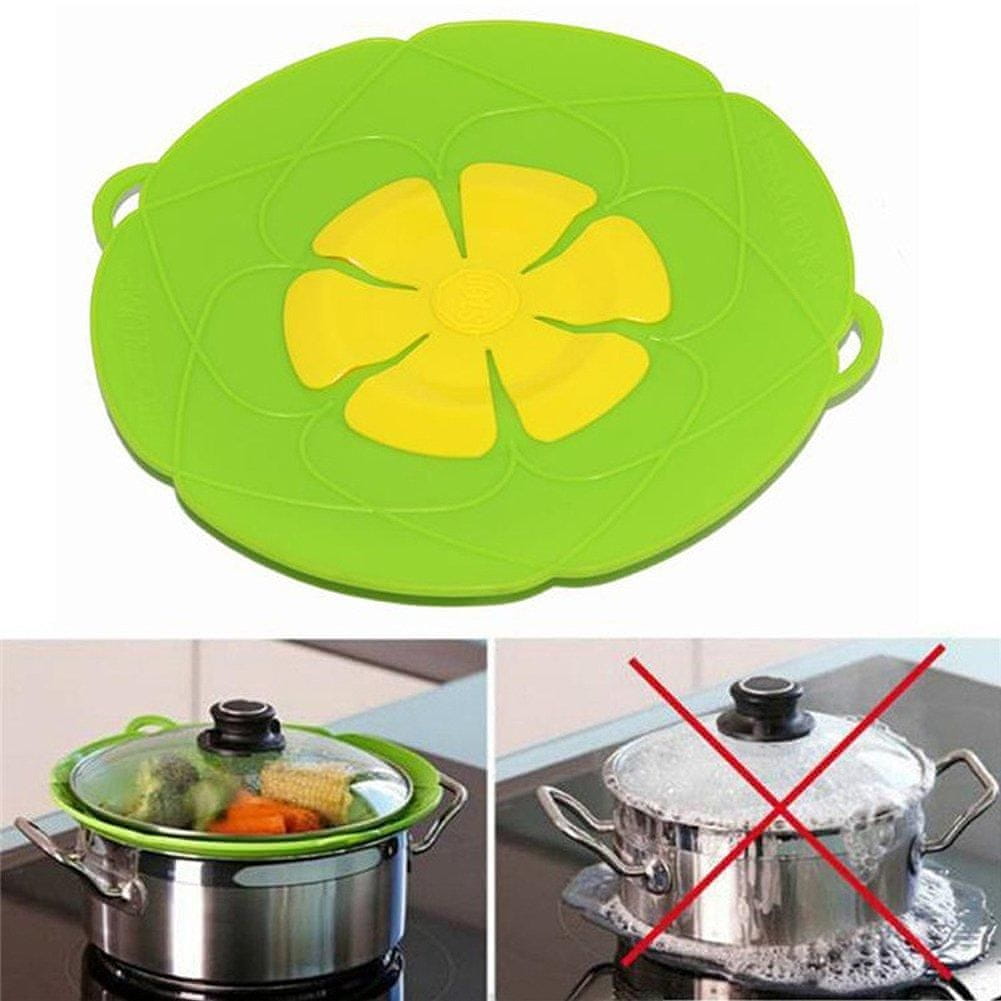 Kuhn Rikon Spill Stopper 11 Silicone Pot Lid with Carolyn Gracie