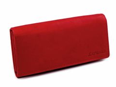 Kraftika 1 ks červená dámská kožená peněženka