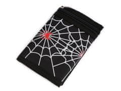 Kraftika 1ks černá pavouk pánská látková peněženka s řetízkem