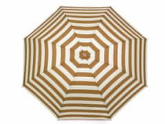 Kraftika 1ks béžová dámský skládací deštník pruhy, dámské deštníky