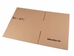 Kraftika 1ks nědá přírodní kartonová krabice 40x30x15 cm, kartony