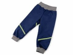 Kraftika 1ks (vel. 122-128) modrá tmavá dětské softshellové kalhoty