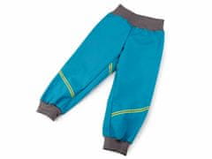 Kraftika 1ks (vel. 104-110) modrá azuro dětské softshellové kalhoty