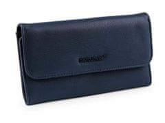 Kraftika 1ks 5 modrá tmavá dámská peněženka / dokladovka 12x20 cm