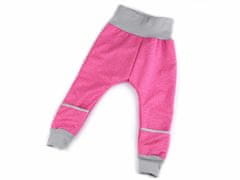 Kraftika 1ks růžová zimní softshellové kalhoty pro batolata s