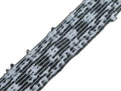Kraftika 1m 2 modrá pomněnková prýmek nylonový šíře 25 mm