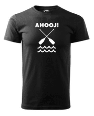 Fenomeno Pánské tričko Ahooj - černé Velikost: L