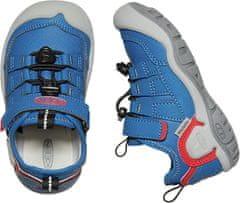 KEEN Keen dětské outdoorové boty Knotch Hollow Classic Blue/Red Carpet Velikost: EU 30