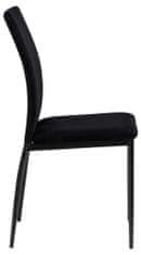 Design Scandinavia Jídelní židle Demina (SET 4 ks), černá