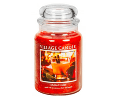 Village Candle Mulled Cider 602g vonná svíčka ve skle Svařený jablečný mošt