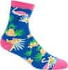 Fisura Ponožky "Tropical" modré 35-41 Fisura