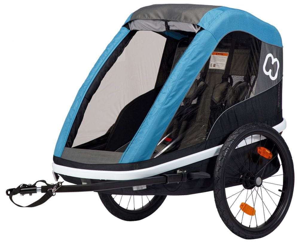Hamax AVENIDA TWIN Dvoumístný vozík za kolo + kočárkový set