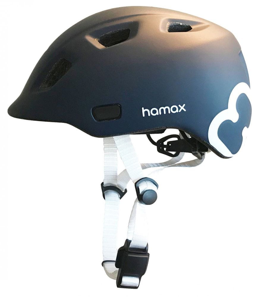 Hamax THUNDERCAP Dětská cyklistická helma námořnická modrá námořní modrá 52 - 57