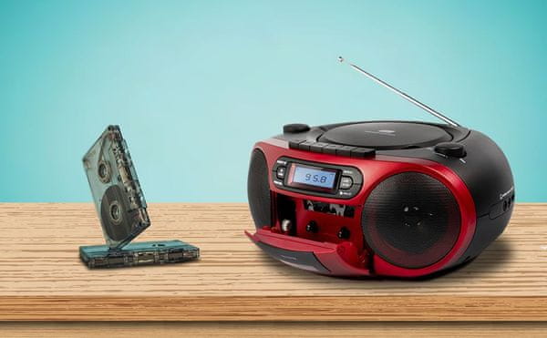hordozható  AIWA rádió bluetooth kazettás magnó és cd lemezek kijelző aux bemeneti beépített hangszórók