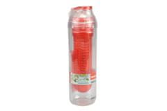 Zaparkorun.cz Plastová láhev s filtrem na kousky ovoce BANQUET 500ml, Červená (23x6cm)
