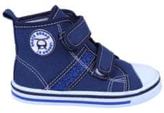 sarcia.eu Tmavě modré chlapecké kotníkové boty s pásky na suchý zip, 30