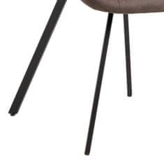 Design Scandinavia Jídelní židle Waylor (SET 2 ks), antracitová