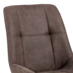 Design Scandinavia Jídelní židle Waylor (SET 2 ks), antracitová