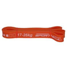 Sportvida Posilovací Odporova Fitness Guma - Oranžový- ODPOR 17-26 KG