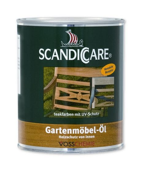 Scandiccare Olej na zahradní nábytek 1 l - olej na ošetření dřevěného zahradního nábytku