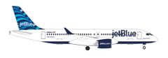 Herpa Airbus A220-300, JetBlue Airways "Hops" tail design, Named "Dawning of a Blue Era", USA, 1/500