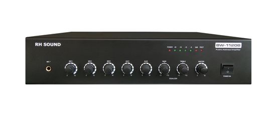 RHsound BW-1120B, 100V zesilovač s mixem