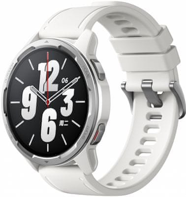 Chytré hodinky Xiaomi Mi Watch S1 Active, tělo luneta z polyamidu vyztuženého skleněnými vláknyBluetooth volání safírové sklíčko ochrana safírovým sklem GPS NFC bezkontaktní platby Wi-Fi Wifi Bluetooth 5.2 reproduktor mikrofon 5ATM 117 sportovních režimů notifikace ze telefonu vlajkové chytré hodinky 12 dní výdž výkonná baterie barevný Amoled displej, dlouhá výdrž, multisport, GPS, Glonass, Galileo, Beidou, SpO2, spánek, tepová frekvence, srdeční zóny nízká hmotnost