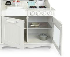 Leomark Bílá dřevěná kuchyňka pro děti - Big Vintage 105