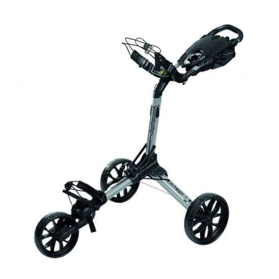 BagBoy Ruční tříkolový golfový vozík Nitron SIlver/black