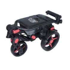 Axglo Tri-360 V2 ruční tříkolový golfový vozík Black / Red