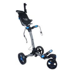 Axglo Tri-360 V2 ruční tříkolový golfový vozík Grey / Blue