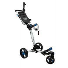 Axglo Tri-360 V2 ruční tříkolový golfový vozík White/ Blue